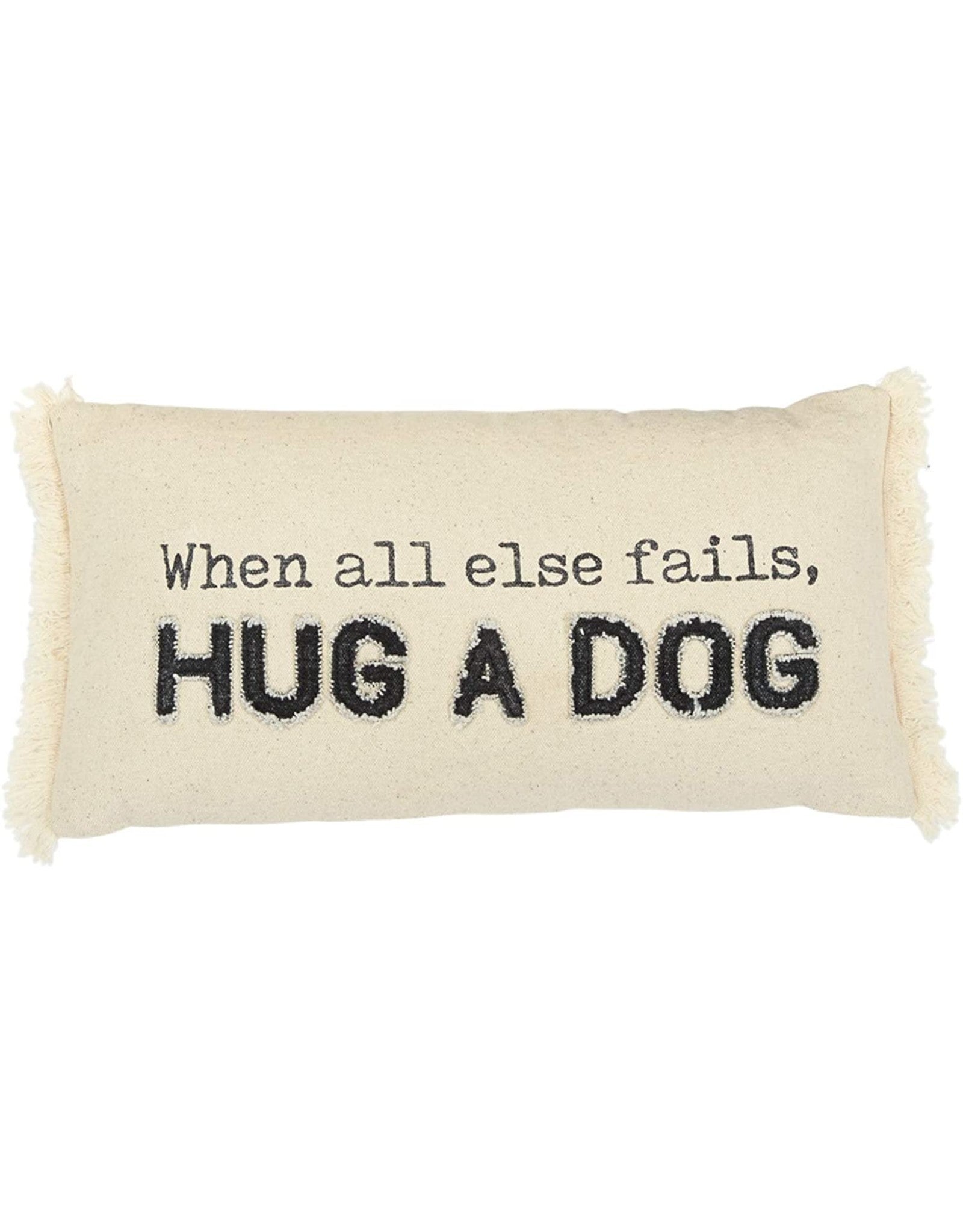 Mud Pie Hug A Dog Pillow