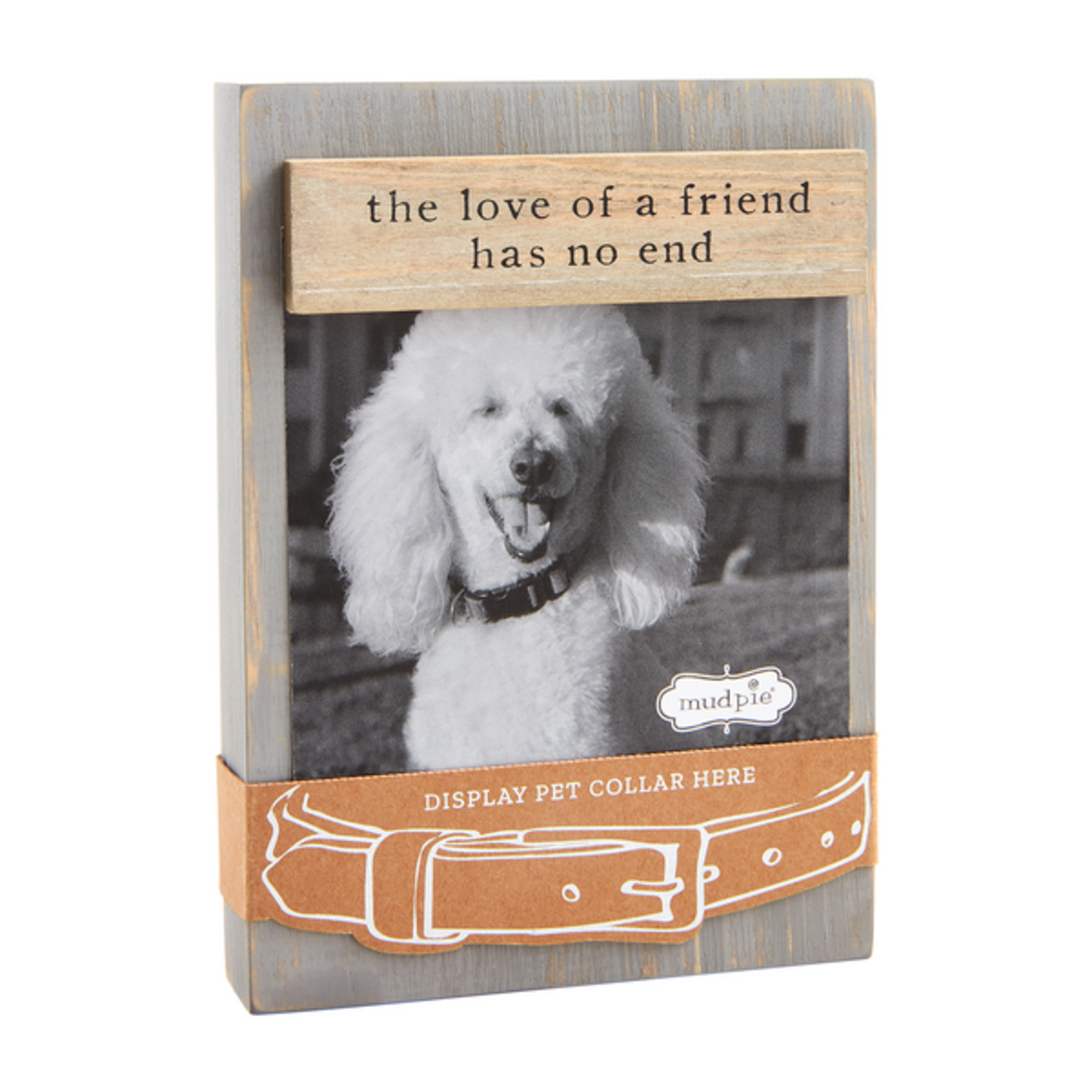 Mud Pie Grey Collar Frame